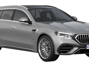 Mercedes-Benz E53 AMG Hybrid Estate 2024 3D Model