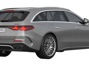 Mercedes-Benz E53 AMG Hybrid Estate 2024 Model 3D