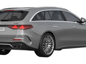 Mercedes-Benz E53 AMG Hybrid Estate 2024 3D Model