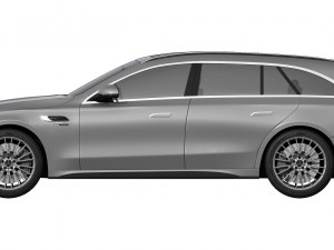 Mercedes-Benz E53 AMG Hybrid Estate 2024 Model 3D