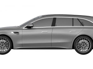 Mercedes-Benz E53 AMG Hybrid Estate 2024 3D Model