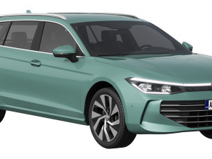 Volkswagen Passat Variant 2024 3D Model