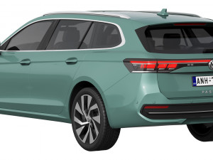 Volkswagen Passat Variant 2024 3D Model