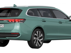 Volkswagen Passat Variant 2024 3D Model