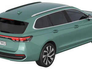 Volkswagen Passat Variant 2024 3D Model