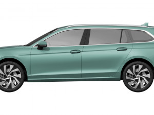 Volkswagen Passat Variant 2024 3D Model