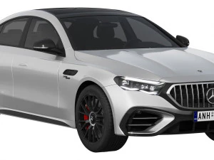 Mercedes-Benz E53 AMG Hybrid 2024 3D Model