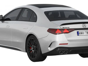 Mercedes-Benz E53 AMG Hybrid 2024 3D Model