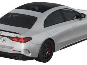 Mercedes-Benz E53 AMG Hybrid 2024 3D Model