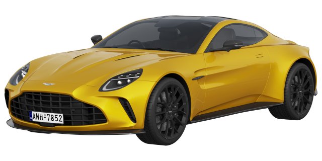 Aston Martin Vantage 2024 3D Model .c4d .max .obj .3ds .fbx .stl .blend 