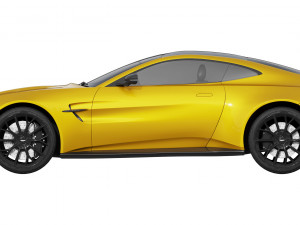 Aston Martin Vantage 2024 3D Model