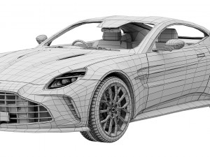 Aston Martin Vantage 2024 3D Model