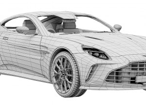 Aston Martin Vantage 2024 3D Model