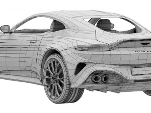 Aston Martin Vantage 2024 3D Model