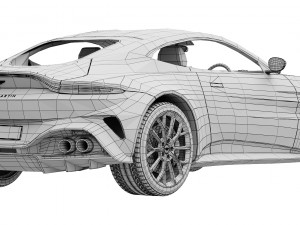 Aston Martin Vantage 2024 3D Model