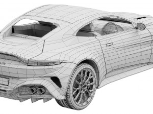 Aston Martin Vantage 2024 3D Model
