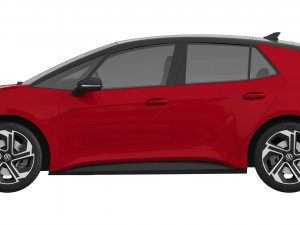 Volkswagen ID3 GTX 2024 3D 모델