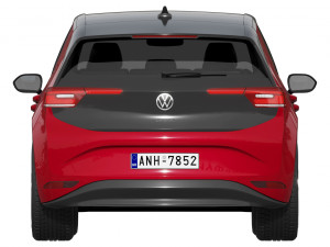 Volkswagen ID3 GTX 2024 3D 모델
