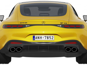 Mercedes-Benz AMG GT43 Coupe 2024 Model 3D