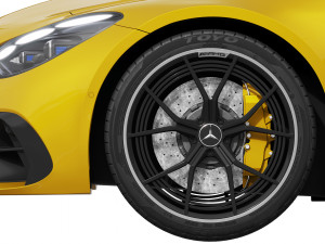Mercedes-Benz AMG GT43 Coupe 2024 Model 3D