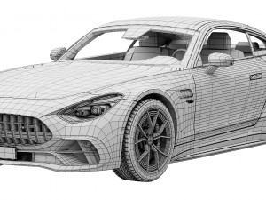 Mercedes-Benz AMG GT43 Coupe 2024 Model 3D