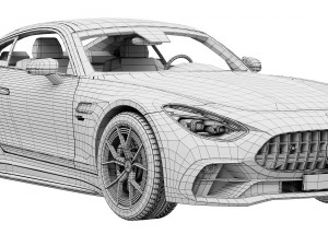 Mercedes-Benz AMG GT43 Coupe 2024 Model 3D