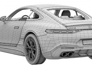Mercedes-Benz AMG GT43 Coupe 2024 Model 3D