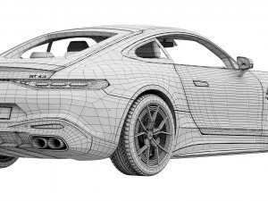 Mercedes-Benz AMG GT43 Coupe 2024 Model 3D