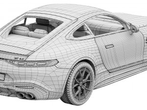 Mercedes-Benz AMG GT43 Coupe 2024 Model 3D