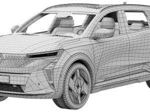 Renault Scenic E-Tech 2024 3D Model