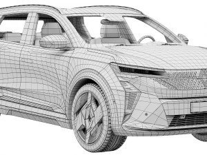 Renault Scenic E-Tech 2024 3D Model