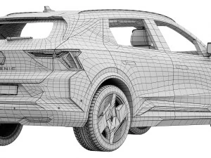 Renault Scenic E-Tech 2024 3D Model