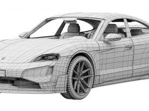 Porsche Taycan Turbo GT 3D Model