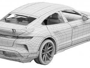 Porsche Taycan Turbo GT 3D Model