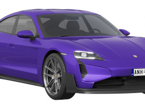Porsche Taycan Turbo GT 3D Model