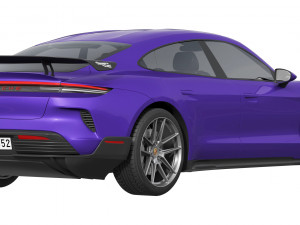 Porsche Taycan Turbo GT 3D Model