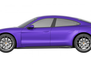 Porsche Taycan Turbo GT 3D Model