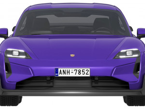 Porsche Taycan Turbo GT 3D Model
