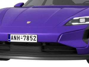 Porsche Taycan Turbo GT 3D Model