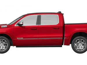 RAM 1500 Tungsten 2025 3D Model
