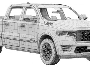 RAM 1500 Tungsten 2025 Modello 3D