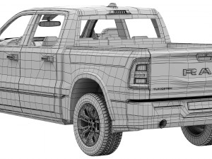 RAM 1500 Tungsten 2025 Modello 3D