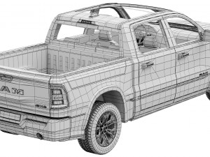 RAM 1500 Tungsten 2025 Modello 3D