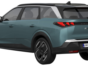 Peugeot E-5008 3D 모델