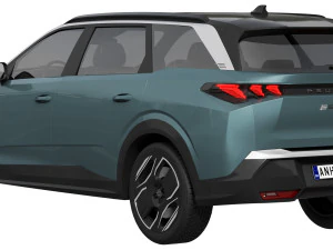 Peugeot E-5008 3D Model