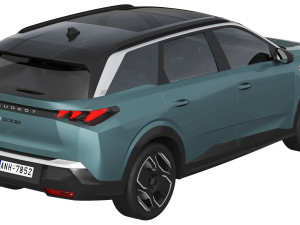Peugeot E-5008 3D 모델