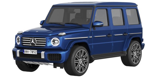 Mercedes-Benz G-Class 2025 3D Модель .c4d .max .obj .3ds .fbx .stl .blend 