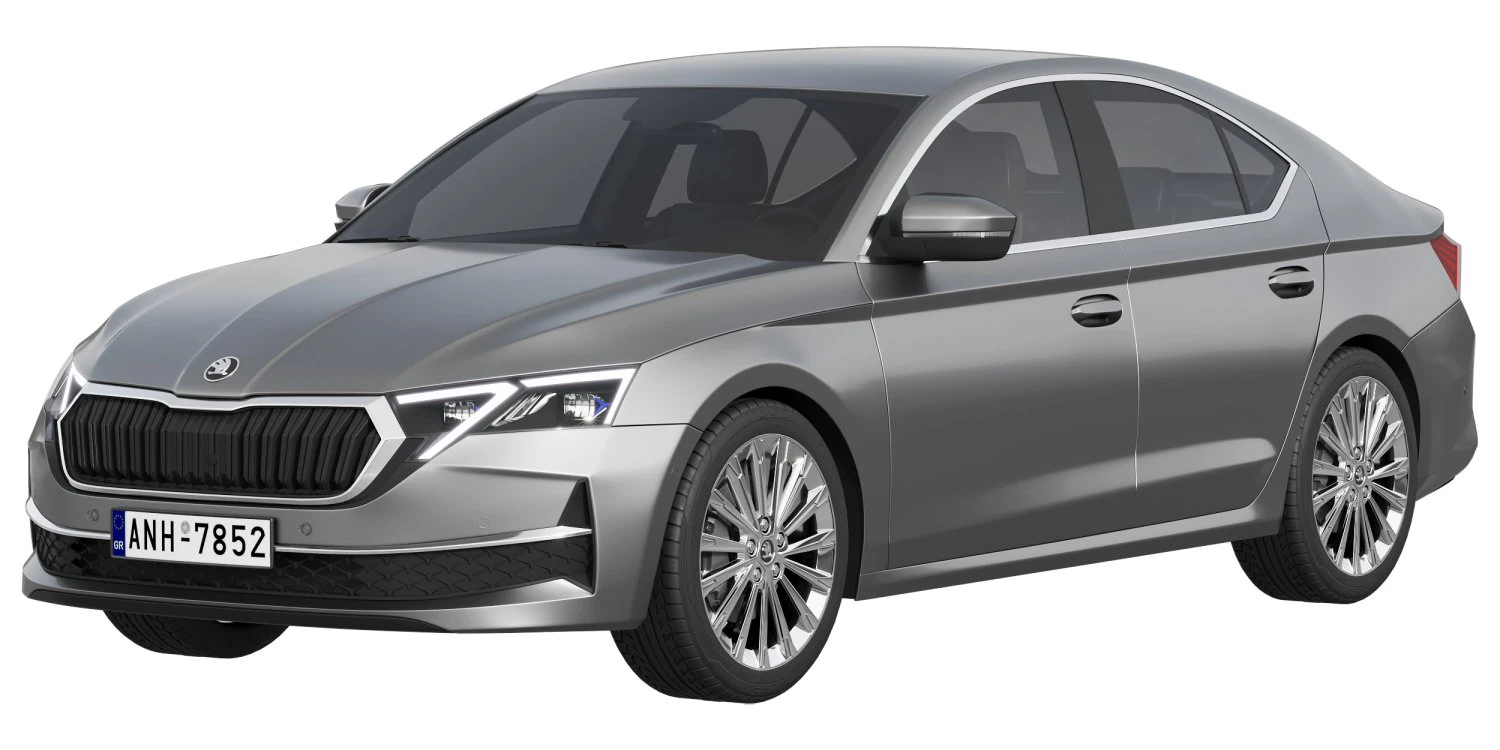Skoda Octavia 2025 3D Model .c4d .max .obj .3ds .fbx .stl .blend 