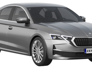 Skoda Octavia 2025 3D 模型