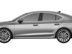 Skoda Octavia 2025 3D 模型